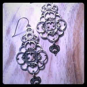 Now Zuman Sterling Silver Chandelier Earrings NWOT